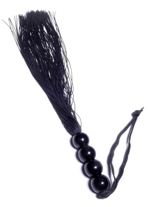 Fetish Boss Series Silicone Whip Black 14"" - Fetish Boss Series