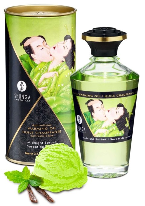Shunga Warming Oil Midnight Sorbet