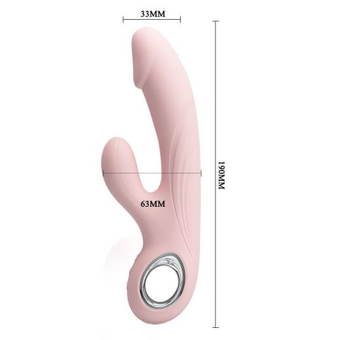 Wibrator królik - SELENE, USB, PINK, 7 function
