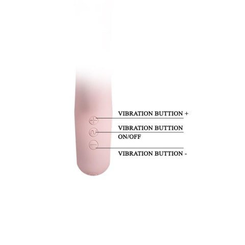 Wibrator królik - SELENE, USB, PINK, 7 function