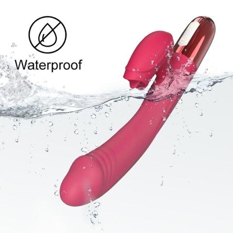 Wibrator-Silicone wibrator USB, 20 vibration modes, Heating