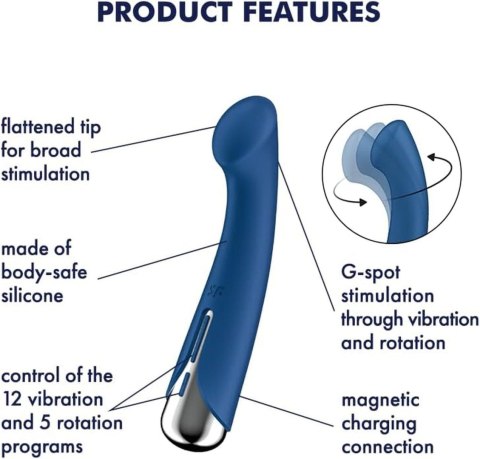 14 Satisfyer wibrator Spinning G-Spot 2 Blue