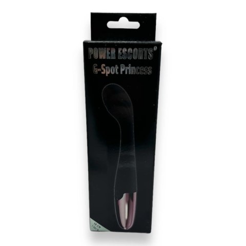 Power Escorts - Black - Wibrator do punktu G, G Spot Princess Black - 28 Cm / 7 Inch Silicone Wibrator do punktu G, G Spot wibrator