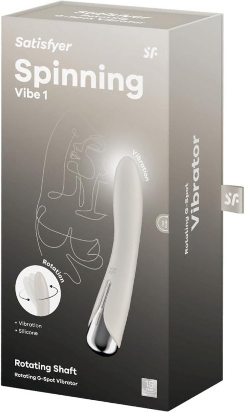 3 Satisfyer wibrator Spinning Vibe 2 Beige