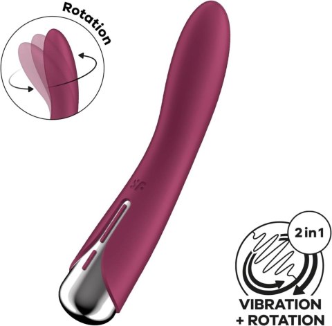 3 Satisfyer wibrator Spinning Vibe 2 Red